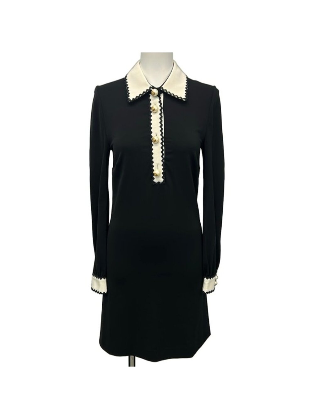 Gucci Dress Black Beige XS